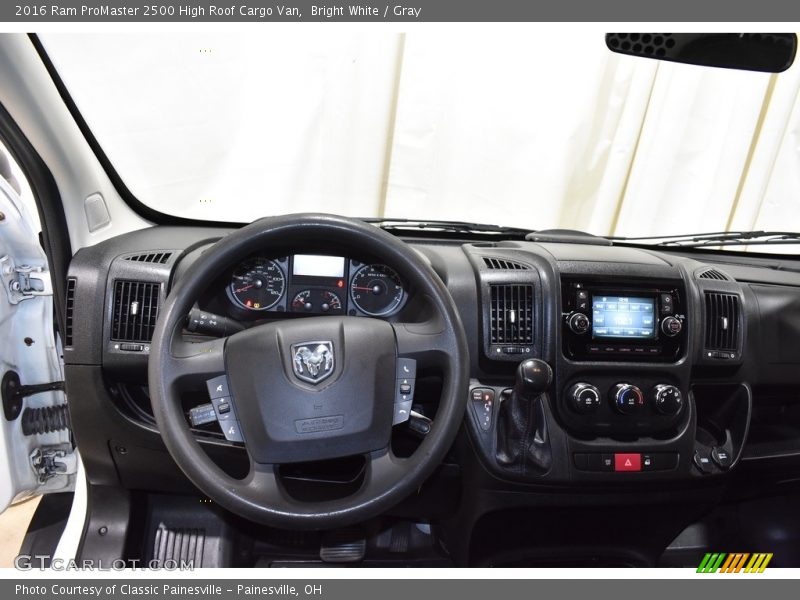 Bright White / Gray 2016 Ram ProMaster 2500 High Roof Cargo Van