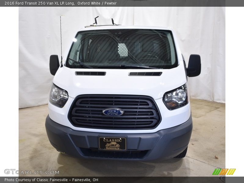 Oxford White / Pewter 2016 Ford Transit 250 Van XL LR Long