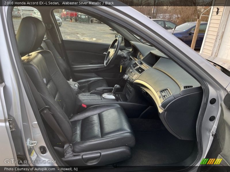 Alabaster Silver Metallic / Black 2008 Honda Accord EX-L Sedan