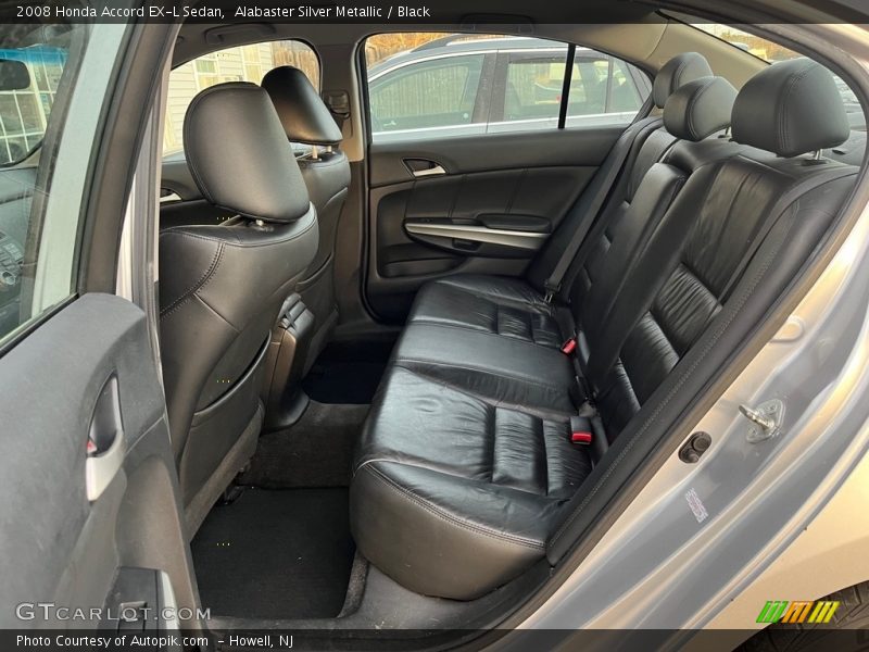 Alabaster Silver Metallic / Black 2008 Honda Accord EX-L Sedan