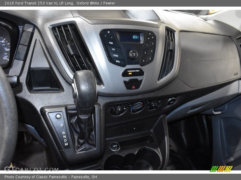 Controls of 2016 Transit 250 Van XL LR Long
