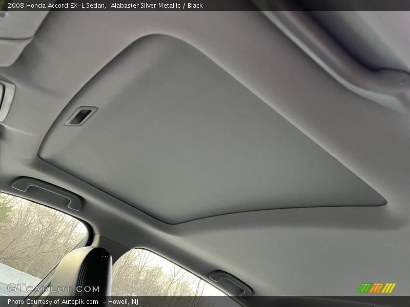Alabaster Silver Metallic / Black 2008 Honda Accord EX-L Sedan