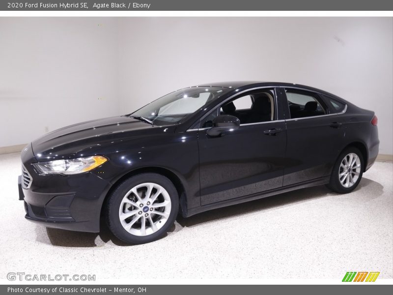 Agate Black / Ebony 2020 Ford Fusion Hybrid SE