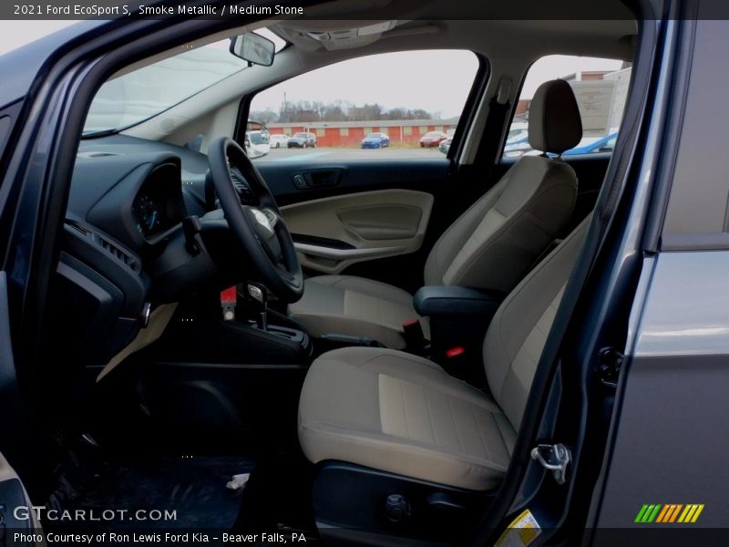 Smoke Metallic / Medium Stone 2021 Ford EcoSport S