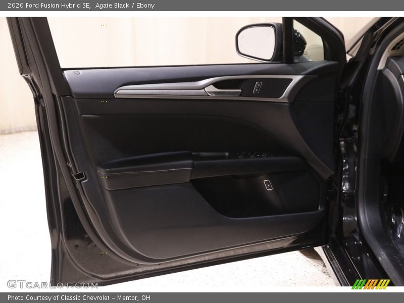 Agate Black / Ebony 2020 Ford Fusion Hybrid SE