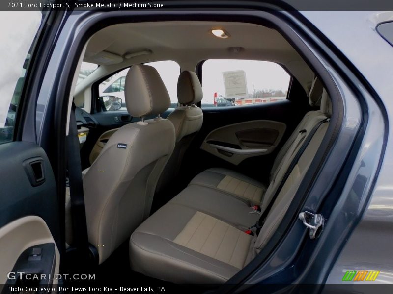 Smoke Metallic / Medium Stone 2021 Ford EcoSport S