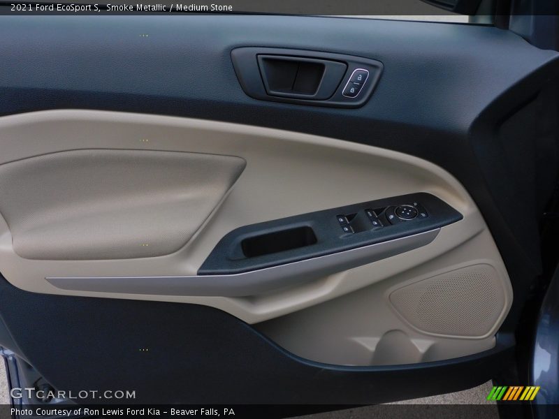 Smoke Metallic / Medium Stone 2021 Ford EcoSport S