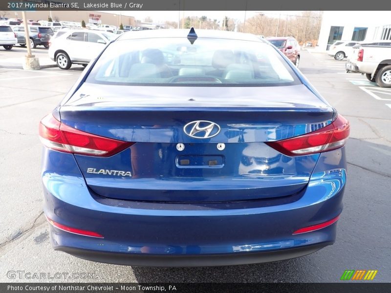 Lakeside Blue / Gray 2017 Hyundai Elantra SE