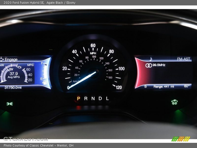 Agate Black / Ebony 2020 Ford Fusion Hybrid SE