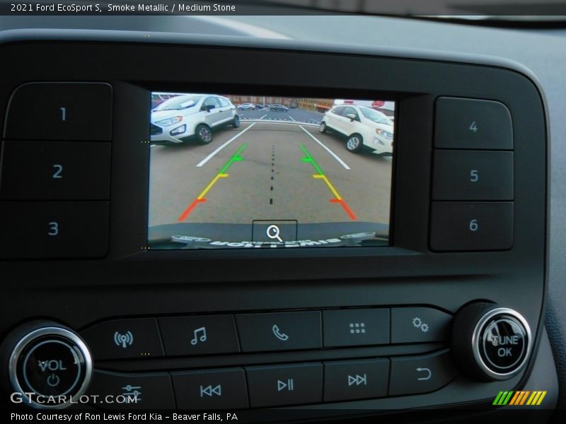 Smoke Metallic / Medium Stone 2021 Ford EcoSport S
