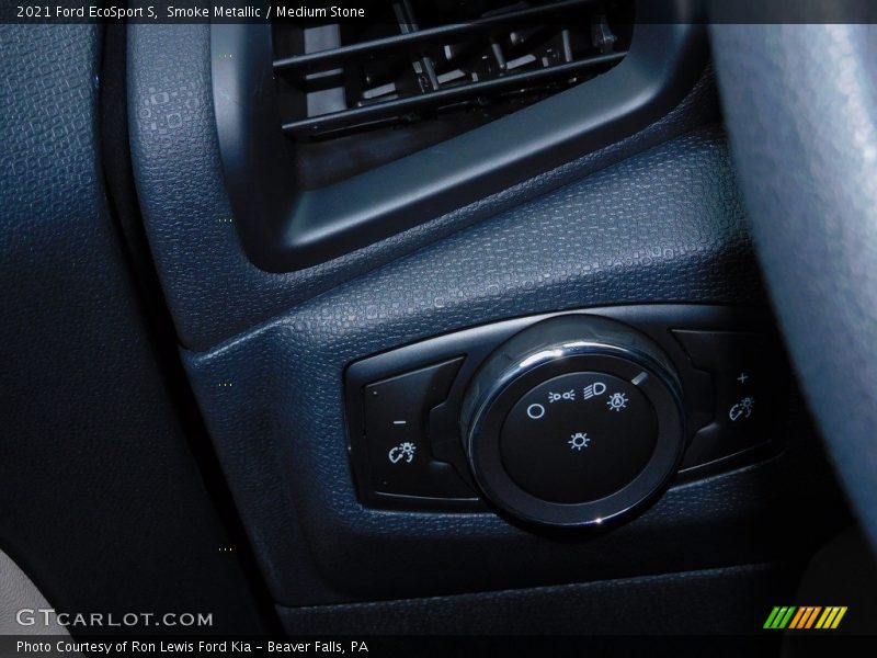 Smoke Metallic / Medium Stone 2021 Ford EcoSport S