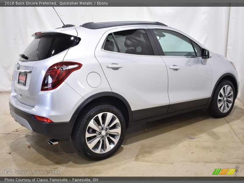 Quicksilver Metallic / Ebony 2018 Buick Encore Preferred