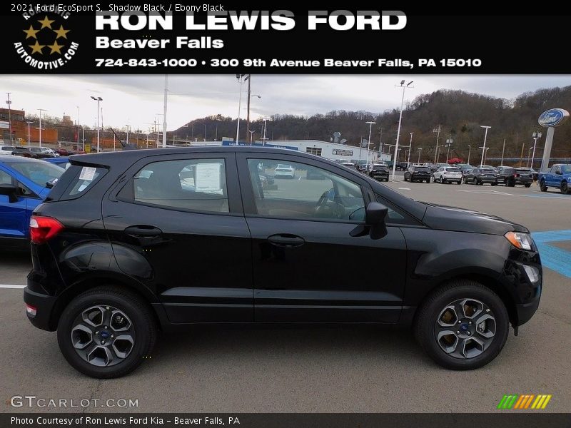 Shadow Black / Ebony Black 2021 Ford EcoSport S