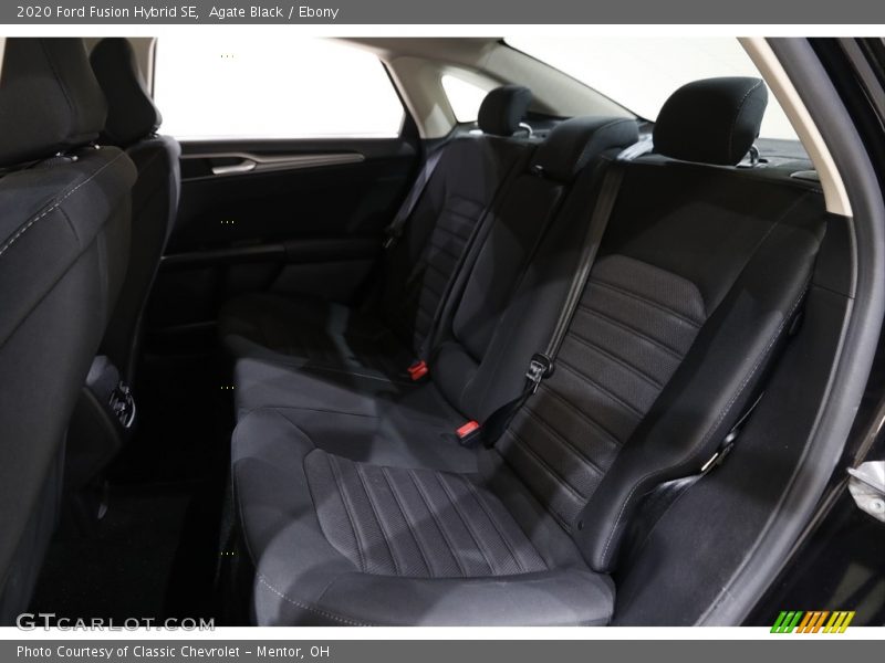 Agate Black / Ebony 2020 Ford Fusion Hybrid SE