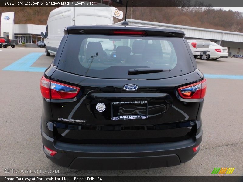 Shadow Black / Ebony Black 2021 Ford EcoSport S