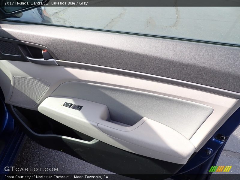 Lakeside Blue / Gray 2017 Hyundai Elantra SE