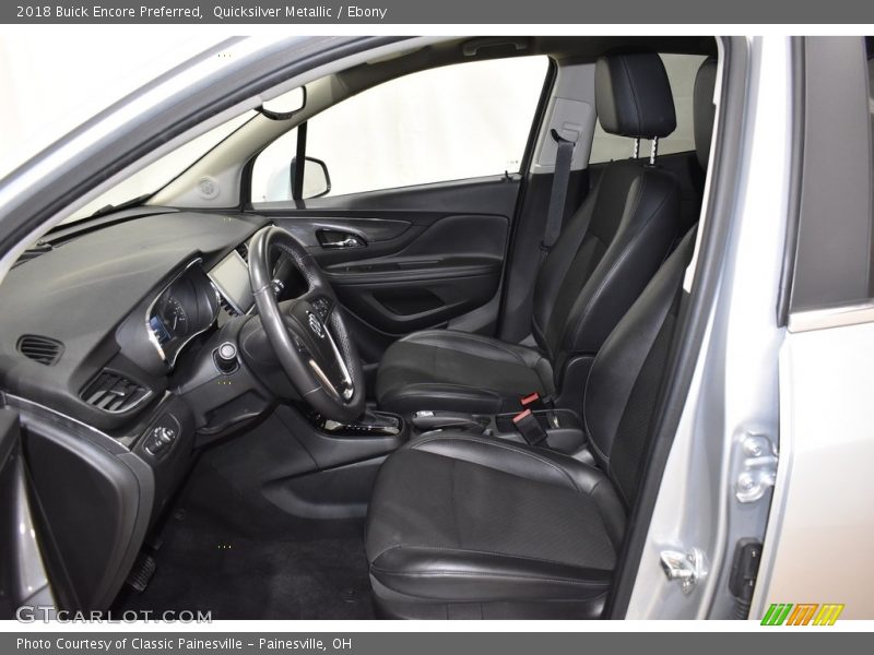 Quicksilver Metallic / Ebony 2018 Buick Encore Preferred