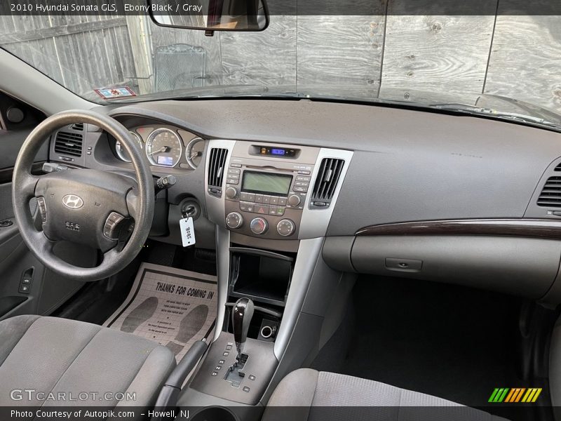 Ebony Black / Gray 2010 Hyundai Sonata GLS