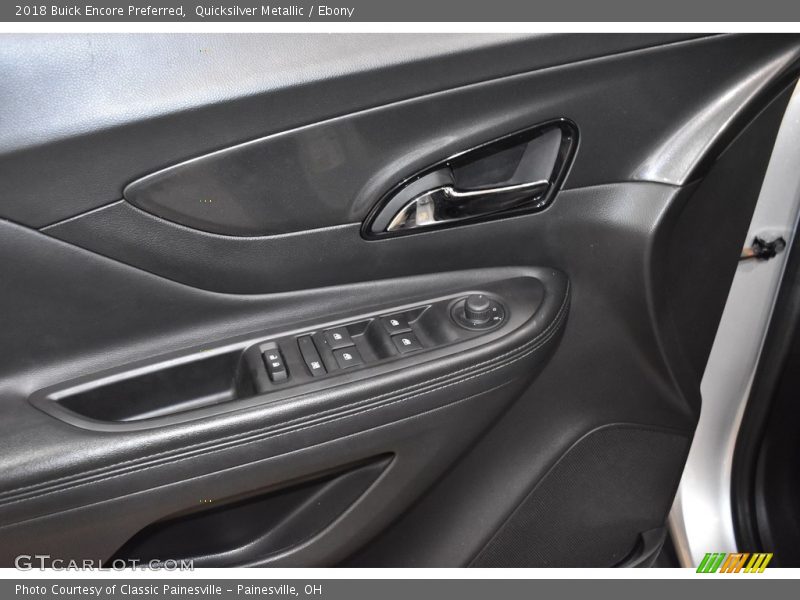 Quicksilver Metallic / Ebony 2018 Buick Encore Preferred