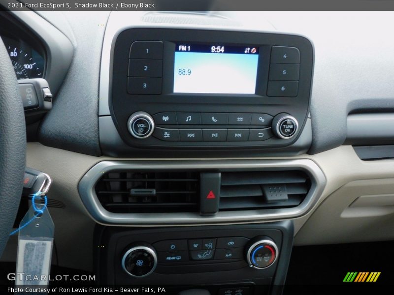 Shadow Black / Ebony Black 2021 Ford EcoSport S