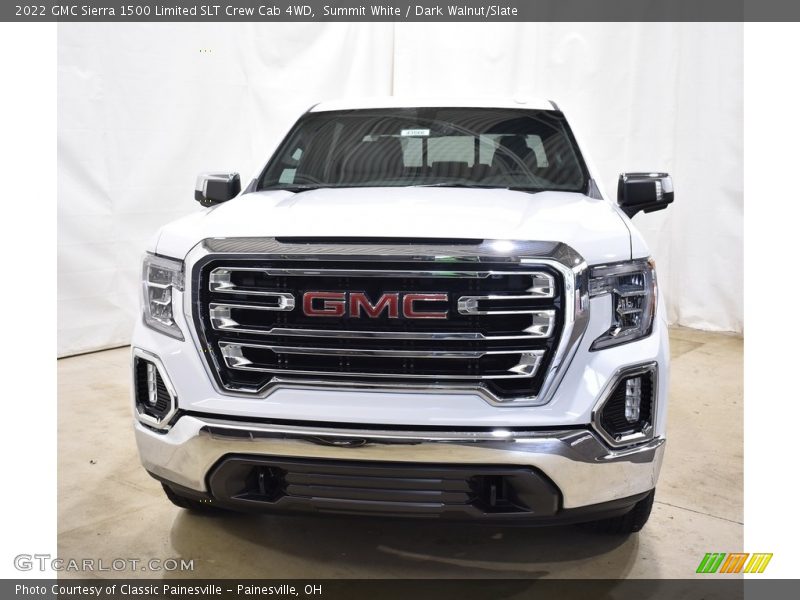 Summit White / Dark Walnut/Slate 2022 GMC Sierra 1500 Limited SLT Crew Cab 4WD
