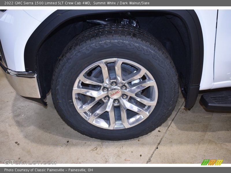 Summit White / Dark Walnut/Slate 2022 GMC Sierra 1500 Limited SLT Crew Cab 4WD