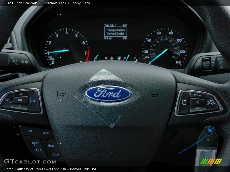 Shadow Black / Ebony Black 2021 Ford EcoSport S