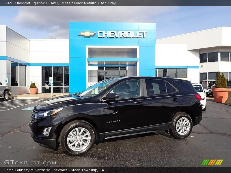 Mosaic Black Metallic / Ash Gray 2020 Chevrolet Equinox LS AWD