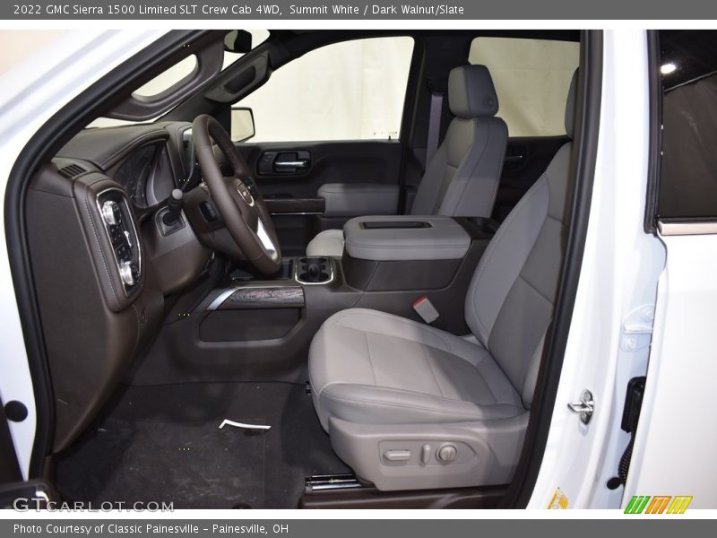 Summit White / Dark Walnut/Slate 2022 GMC Sierra 1500 Limited SLT Crew Cab 4WD