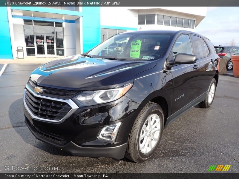 Mosaic Black Metallic / Ash Gray 2020 Chevrolet Equinox LS AWD