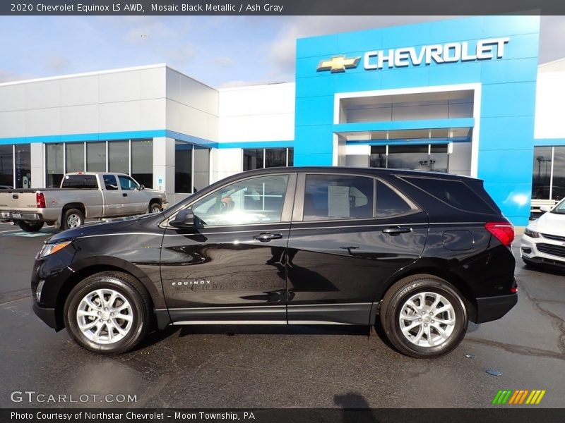 Mosaic Black Metallic / Ash Gray 2020 Chevrolet Equinox LS AWD