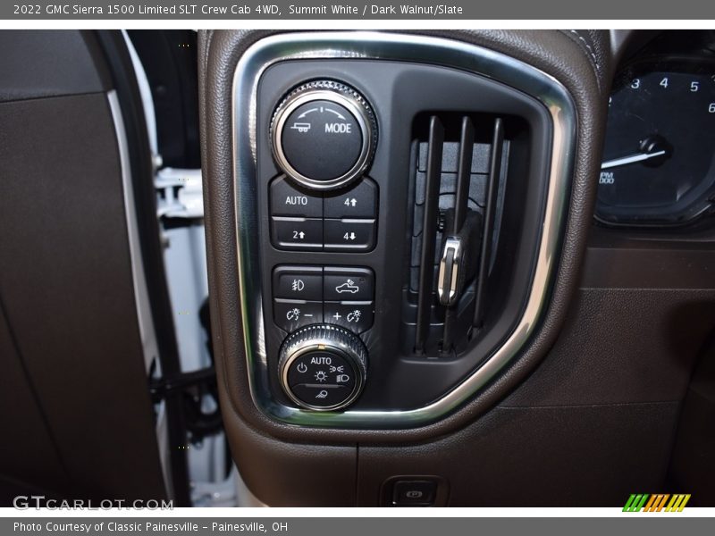Summit White / Dark Walnut/Slate 2022 GMC Sierra 1500 Limited SLT Crew Cab 4WD