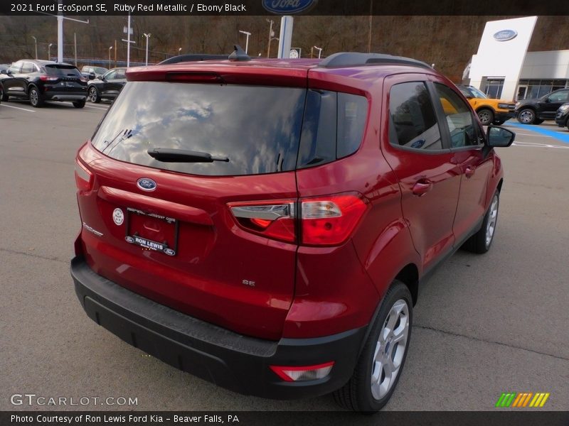 Ruby Red Metallic / Ebony Black 2021 Ford EcoSport SE
