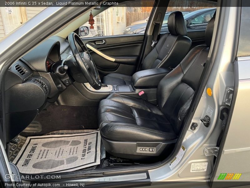 Liquid Platinum Metallic / Graphite 2006 Infiniti G 35 x Sedan