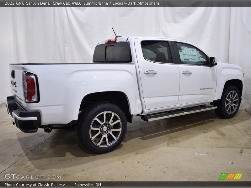 Summit White / Cocoa/­Dark Atmosphere 2022 GMC Canyon Denali Crew Cab 4WD