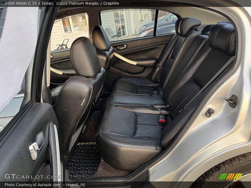 Liquid Platinum Metallic / Graphite 2006 Infiniti G 35 x Sedan