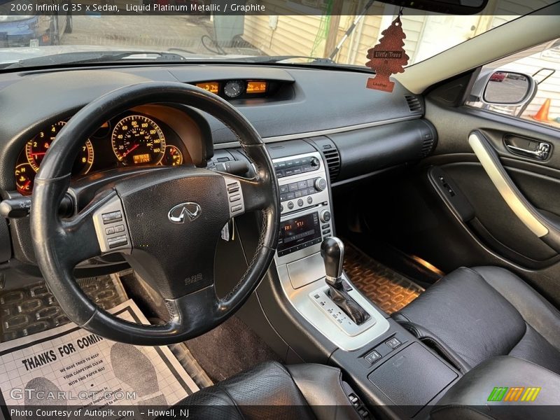 Liquid Platinum Metallic / Graphite 2006 Infiniti G 35 x Sedan