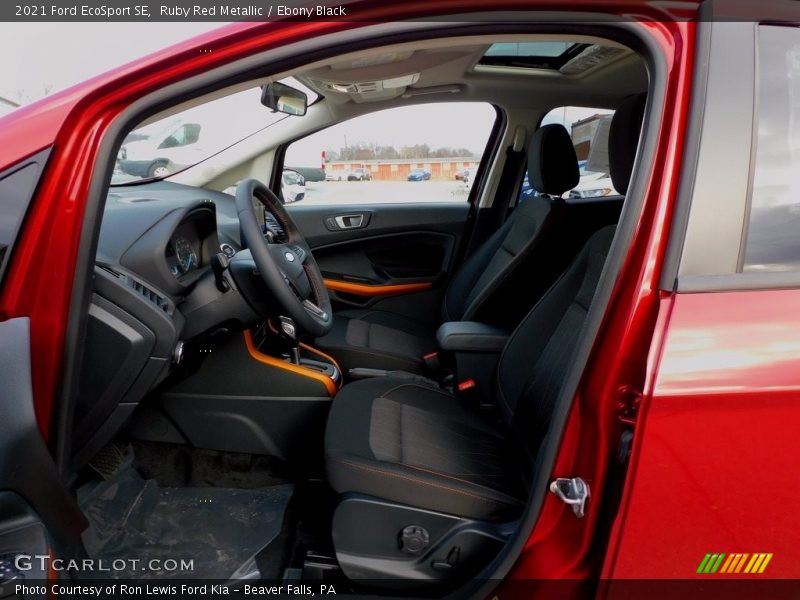 Ruby Red Metallic / Ebony Black 2021 Ford EcoSport SE