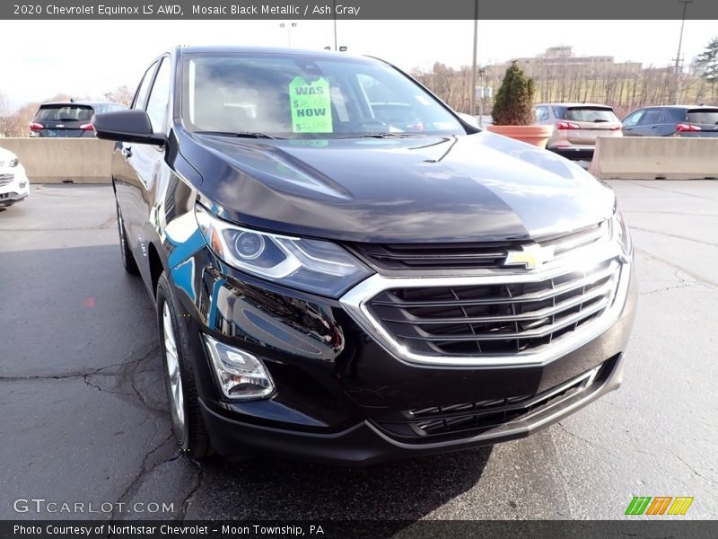 Mosaic Black Metallic / Ash Gray 2020 Chevrolet Equinox LS AWD