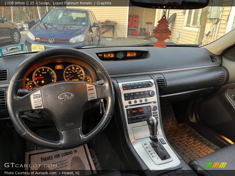 Liquid Platinum Metallic / Graphite 2006 Infiniti G 35 x Sedan