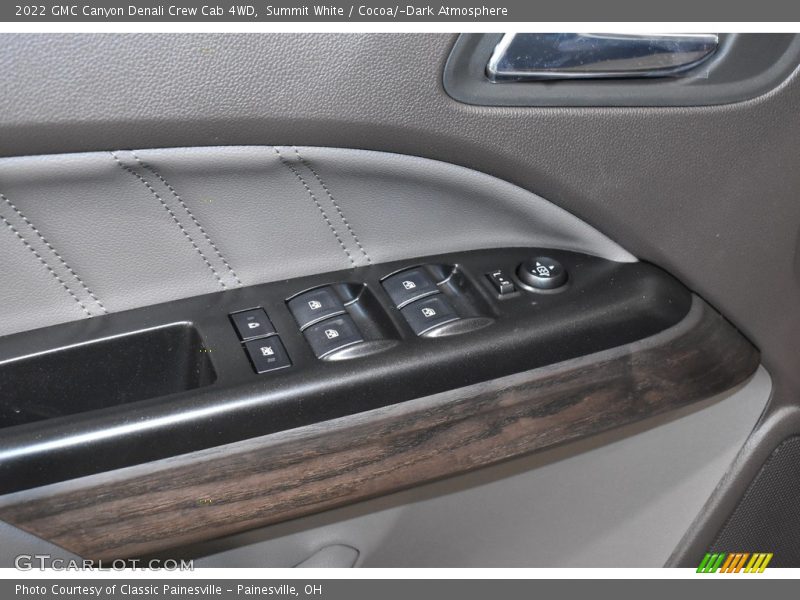 Summit White / Cocoa/­Dark Atmosphere 2022 GMC Canyon Denali Crew Cab 4WD