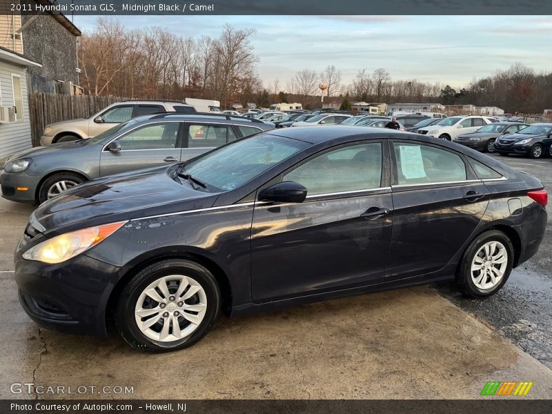 Midnight Black / Camel 2011 Hyundai Sonata GLS