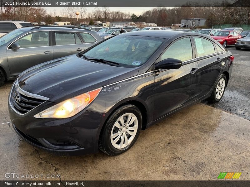 Midnight Black / Camel 2011 Hyundai Sonata GLS