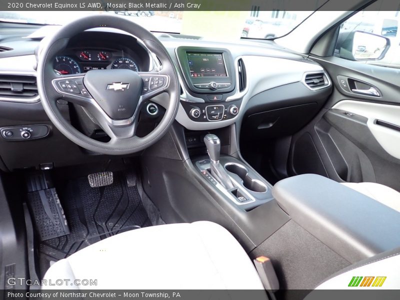 Mosaic Black Metallic / Ash Gray 2020 Chevrolet Equinox LS AWD