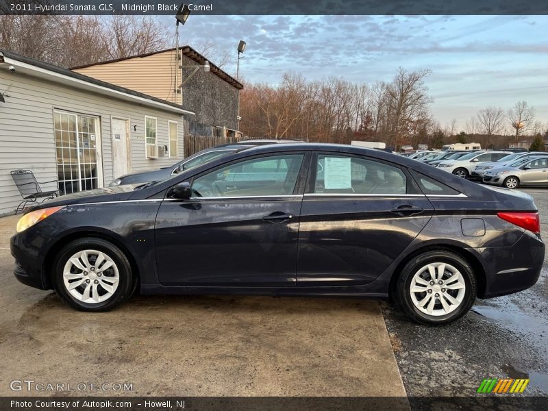 Midnight Black / Camel 2011 Hyundai Sonata GLS