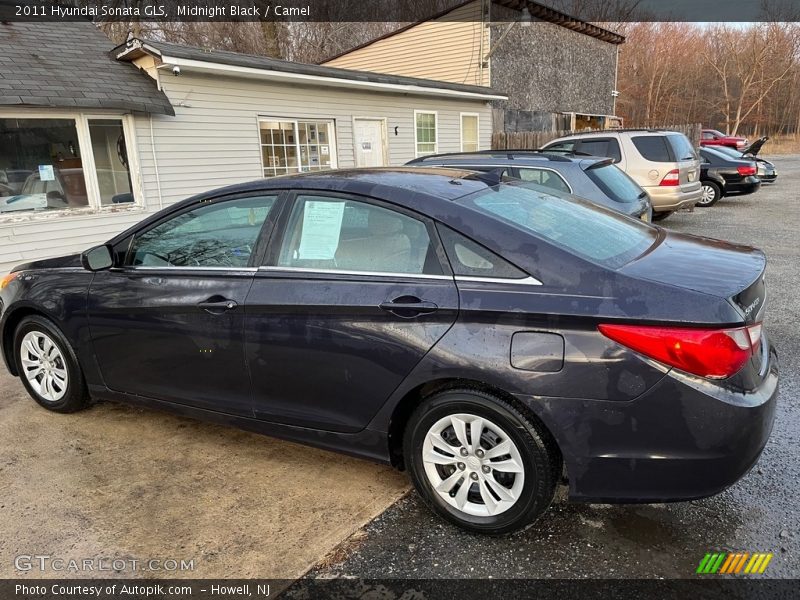 Midnight Black / Camel 2011 Hyundai Sonata GLS