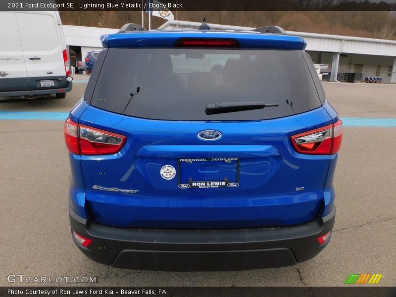 Lightning Blue Metallic / Ebony Black 2021 Ford EcoSport SE