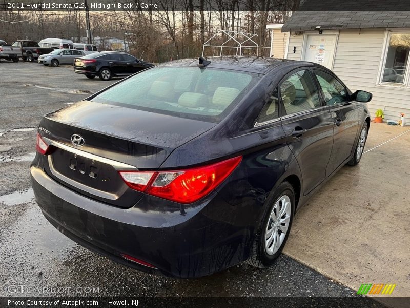 Midnight Black / Camel 2011 Hyundai Sonata GLS