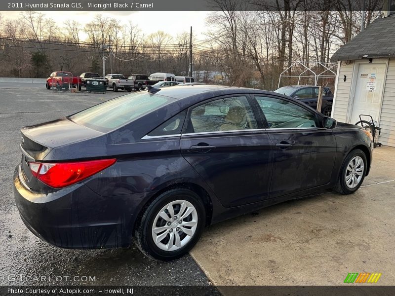 Midnight Black / Camel 2011 Hyundai Sonata GLS