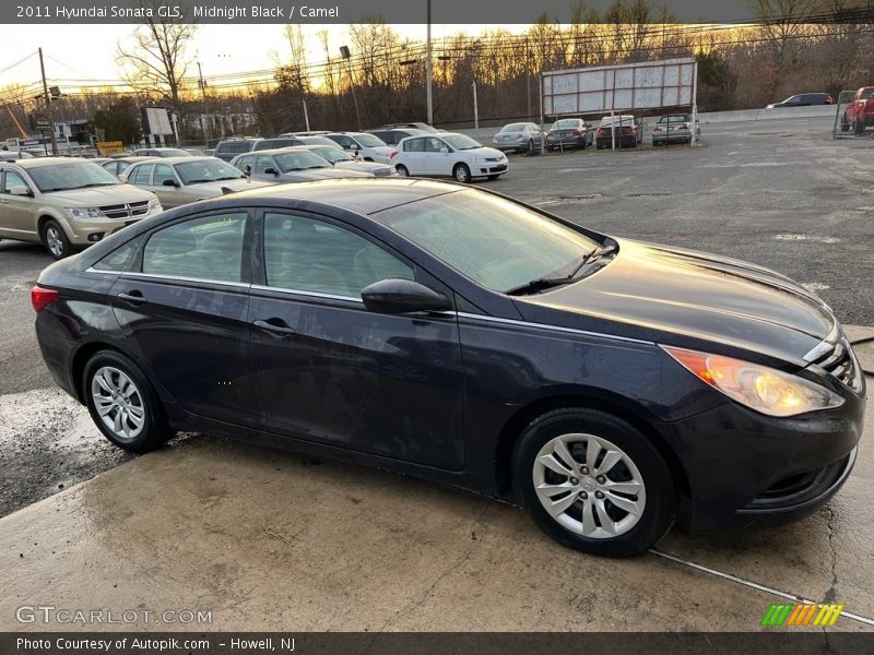 Midnight Black / Camel 2011 Hyundai Sonata GLS